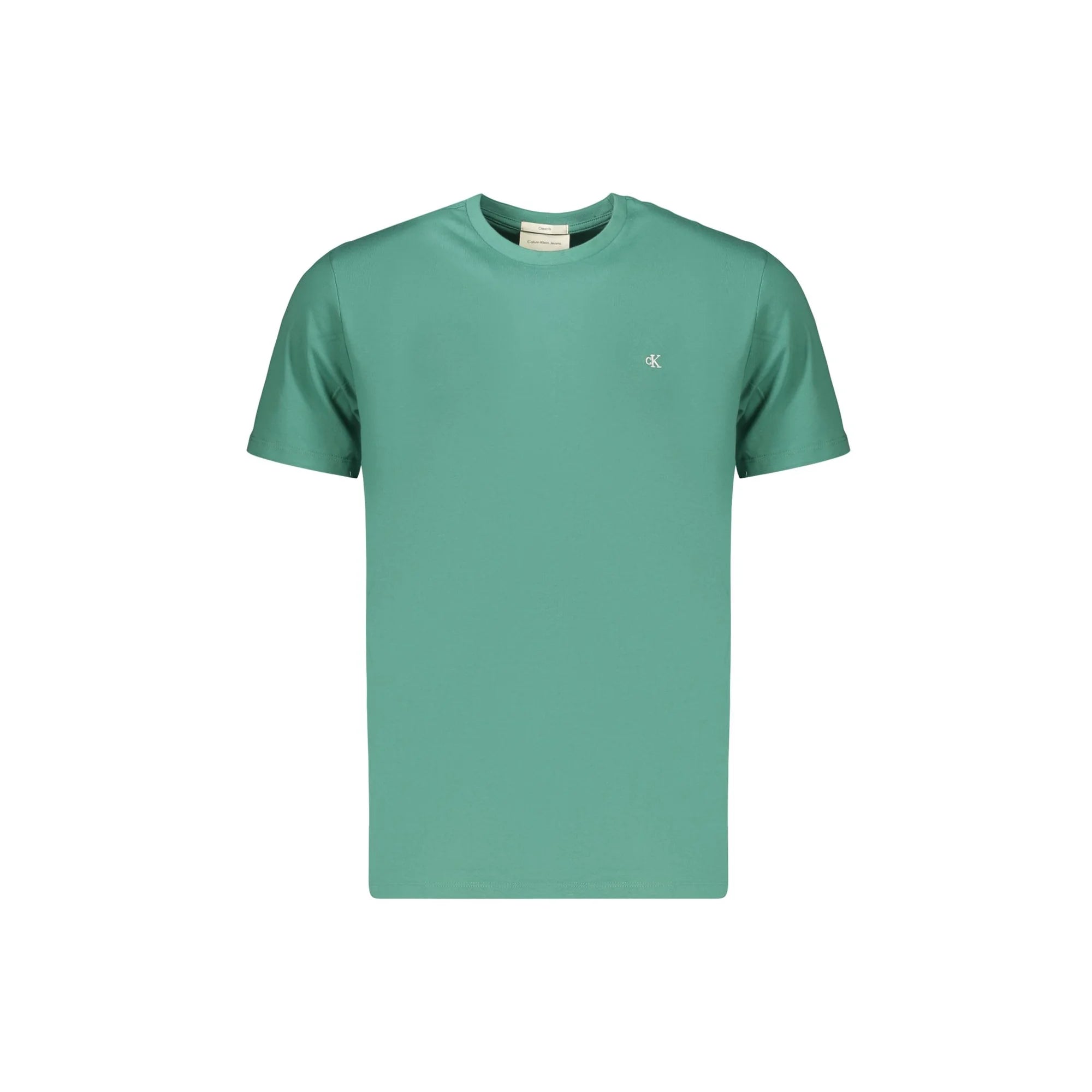 CALVIN KLEIN T-SHIRT MANICHE CORTE UOMO VERDE