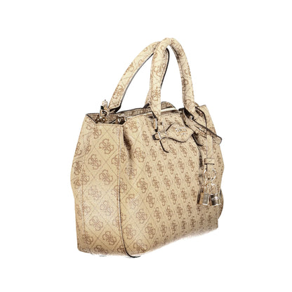 Guess Jeans Borsa a Tracolla Donna beige Chiusura con Zip Borse - vista 3
