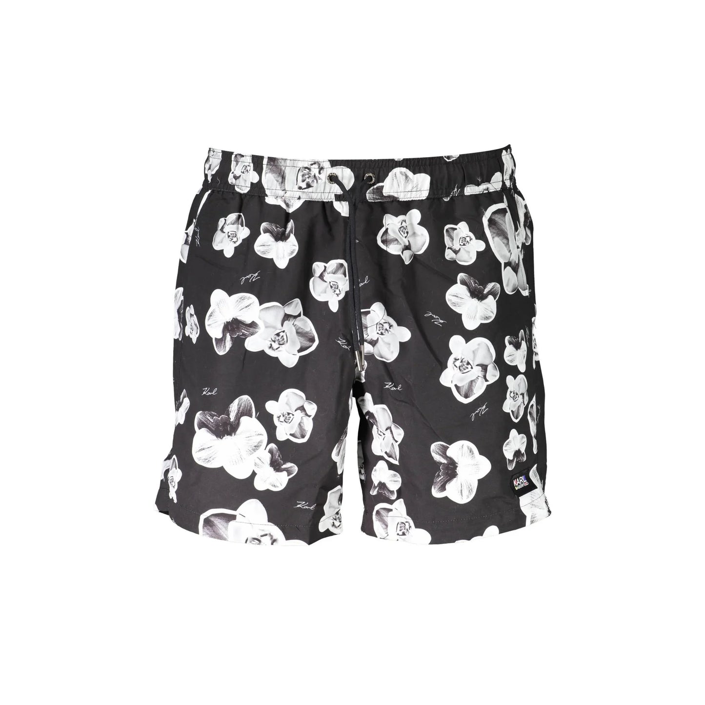 Karl Lagerfeld Beachwear Costume da Mare Uomo Nero Logo - foto prodotto