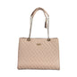 GUESS JEANS Borsa Donna con Catena Rosa a Spalla con Zip e Dettagli a Contrasto Borse - foto prodotto