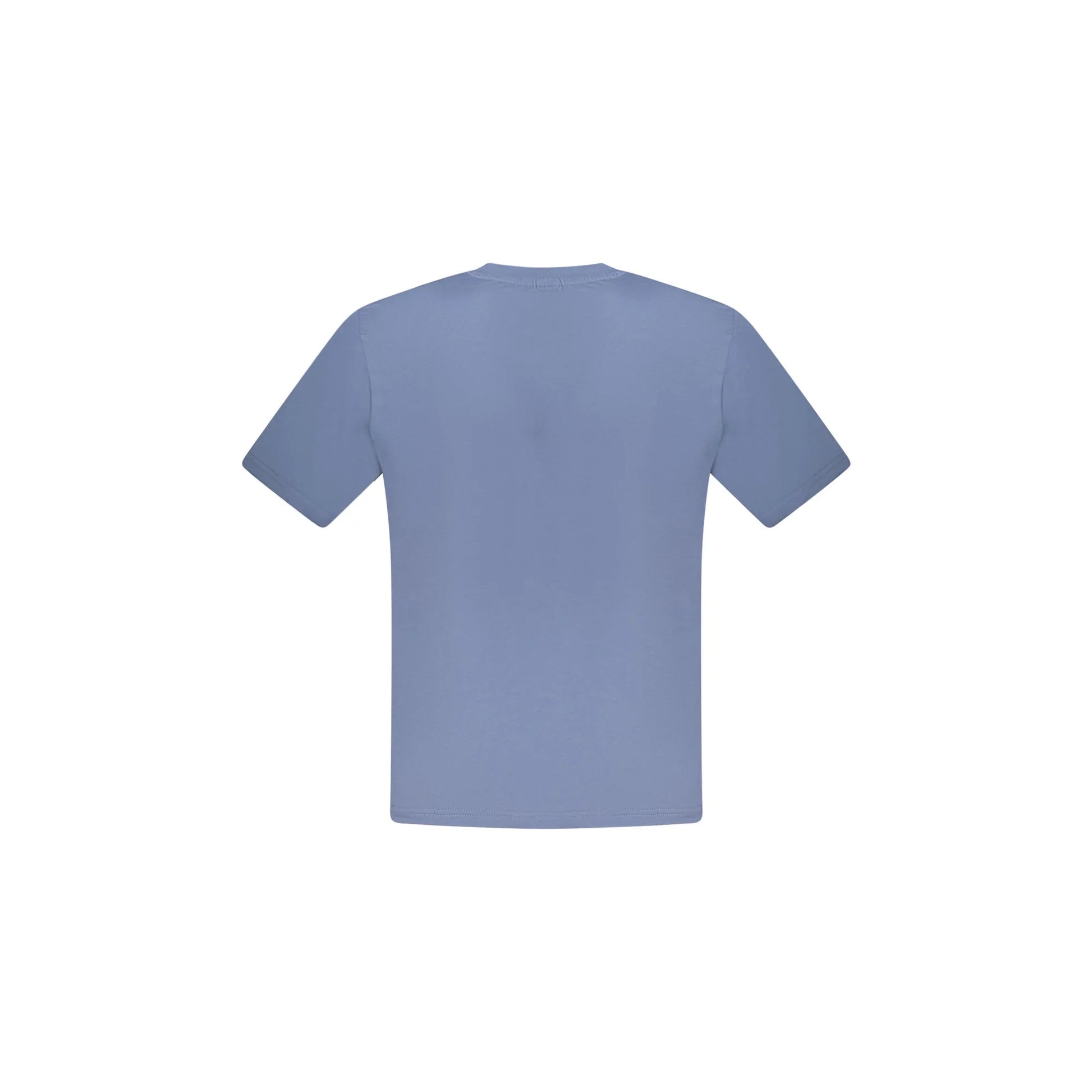 North Sails T-Shirt Uomo Blu Girocollo Cotone Logo - vista 2