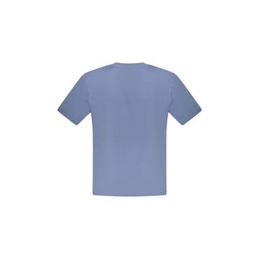 North Sails T-Shirt Uomo Blu Girocollo Cotone Logo - vista 2
