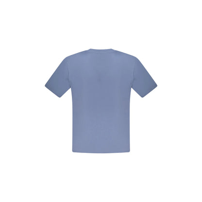 North Sails T-Shirt Uomo Blu Girocollo Cotone Logo - vista 2
