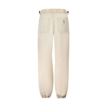 Guess Jeans Pantaloni Bambino beige Logo - vista 2