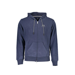 La Martina Felpa Maniche Lunghe Uomo Blu Stampa