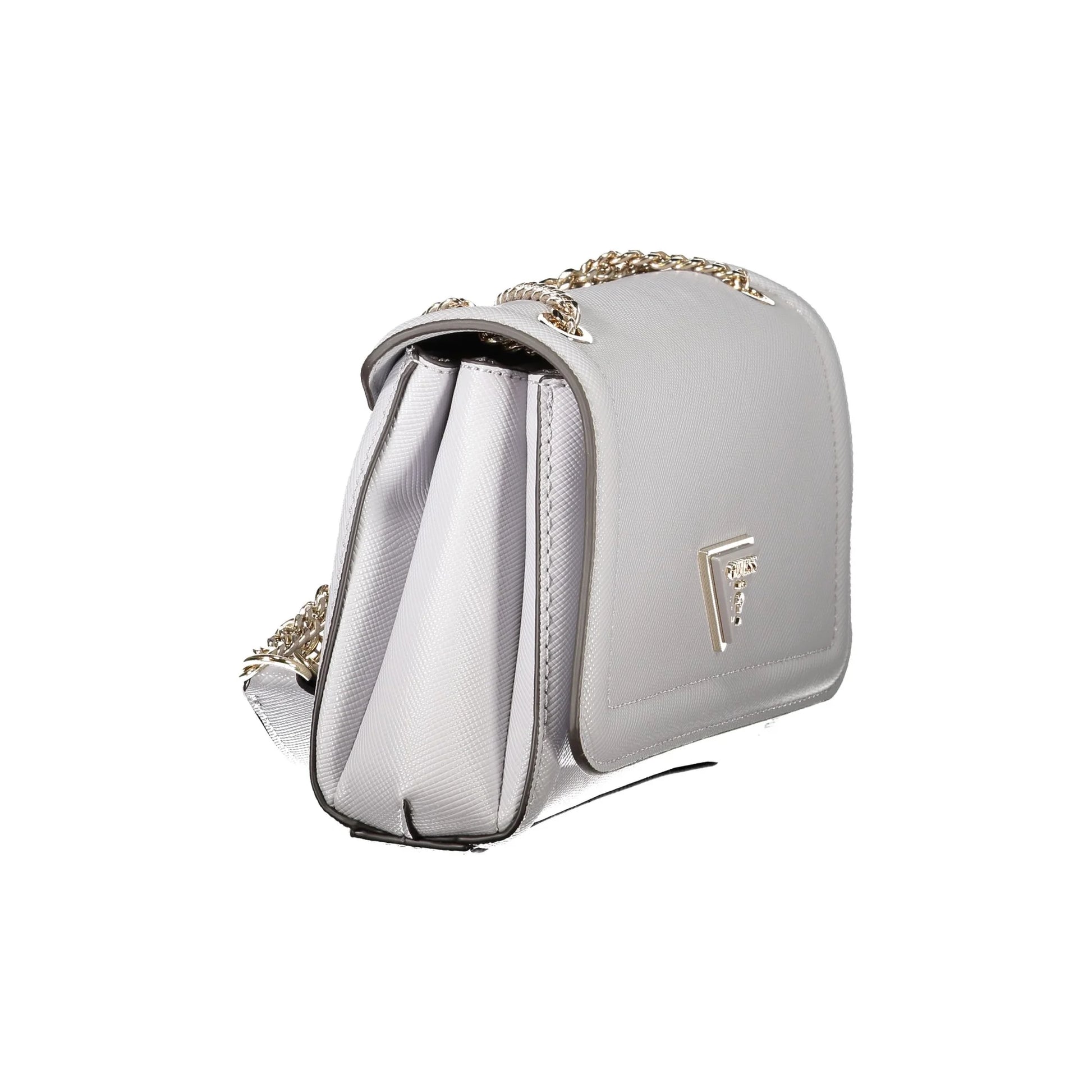 Guess Jeans Borsa a Spalla Donna Grigia Logo Borse grigio - vista 3