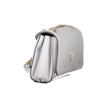 Guess Jeans Borsa a Spalla Donna Grigia Logo Borse grigio - vista 3