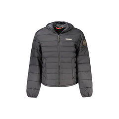 Napapijri Veste Homme Noir à Capuche avec Logo