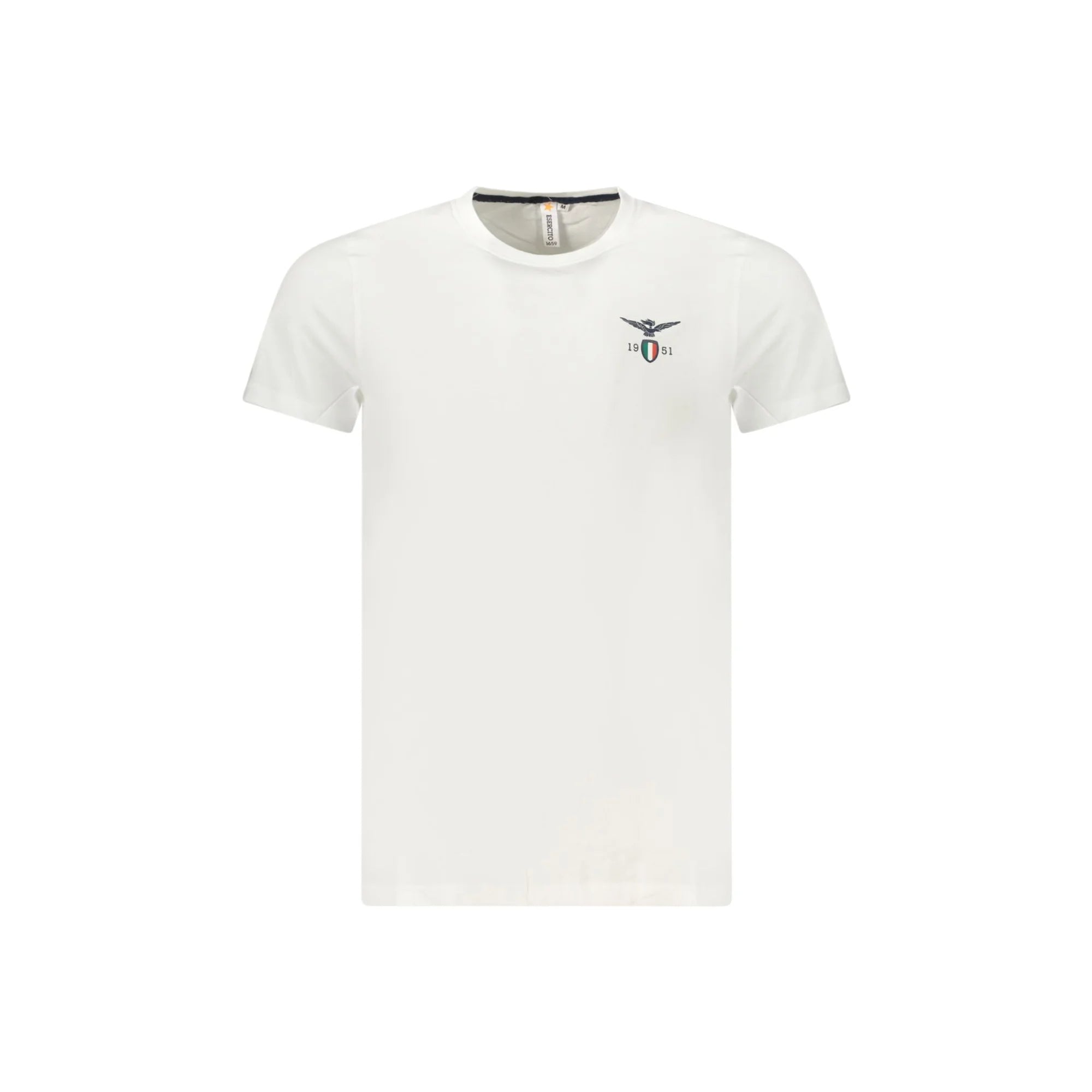 ACCADEMIA MILITARE T-SHIRT MANICHE CORTE UOMO BIANCO