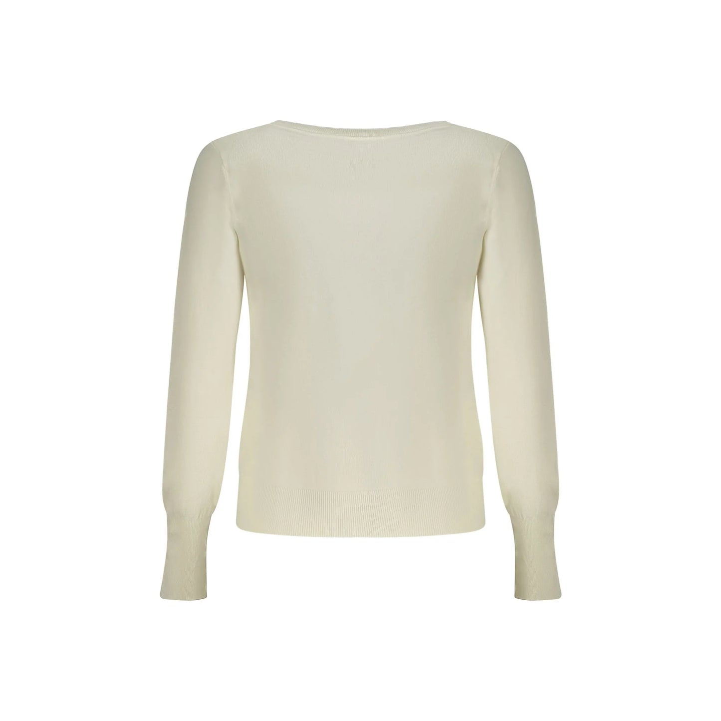 Guess Jeans Maglia Cardigan Donna Bianco Applicazioni Strass Maglie - vista 2