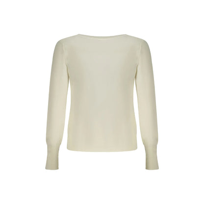 Guess Jeans Maglia Cardigan Donna Bianco Applicazioni Strass Maglie - vista 2