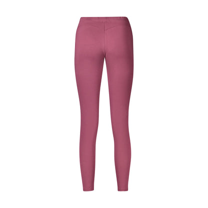 Freddy Pantaloni Leggins Donna Viola Stampa Logo - vista 2