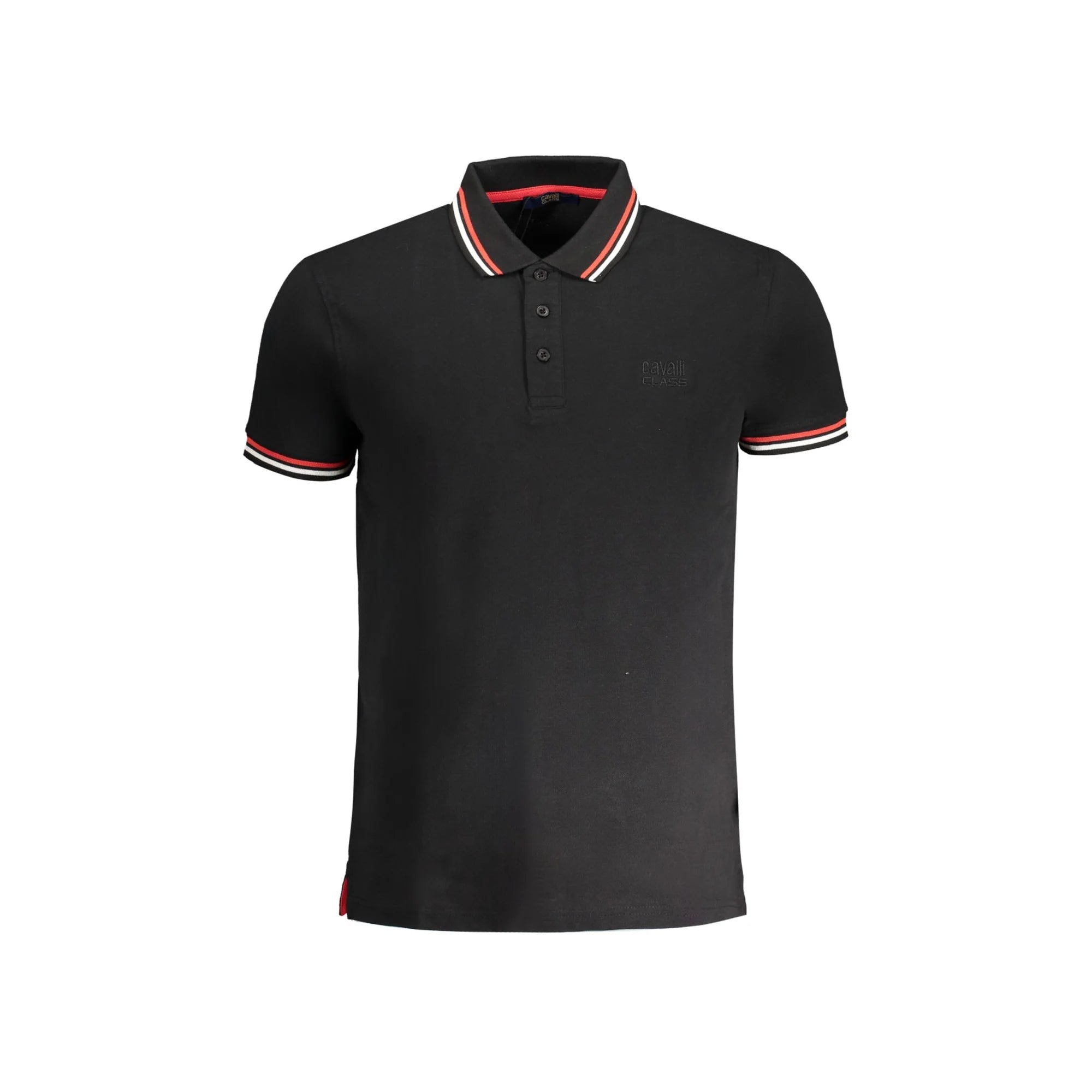 CAVALLI CLASS POLO MANICHE CORTE UOMO NERO