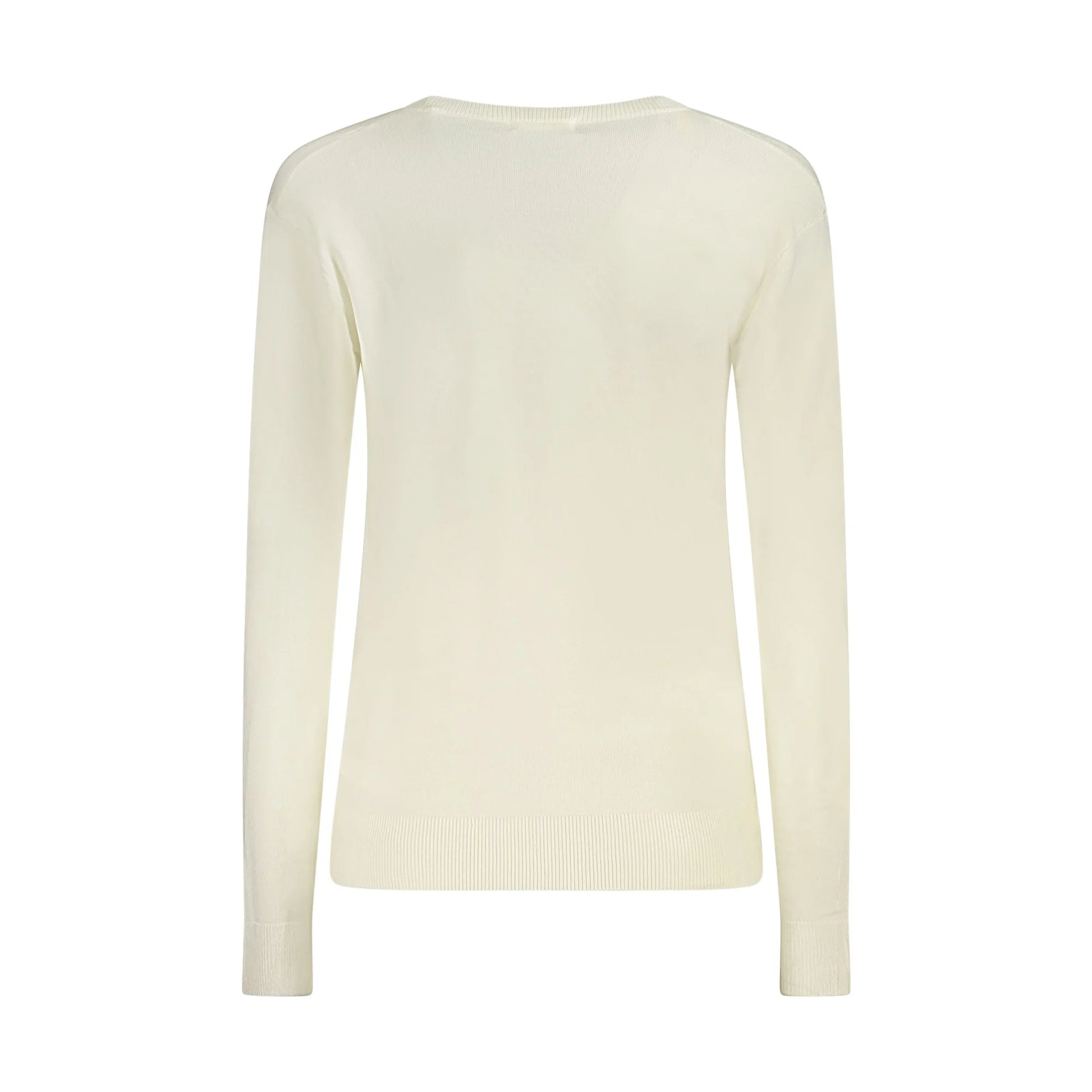 Guess Jeans Maglia Donna Bianca Logo Maglie bianco - vista 2