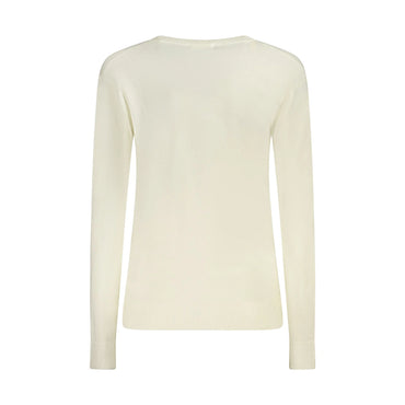 Guess Jeans Maglia Donna Bianca Logo Maglie bianco - vista 2