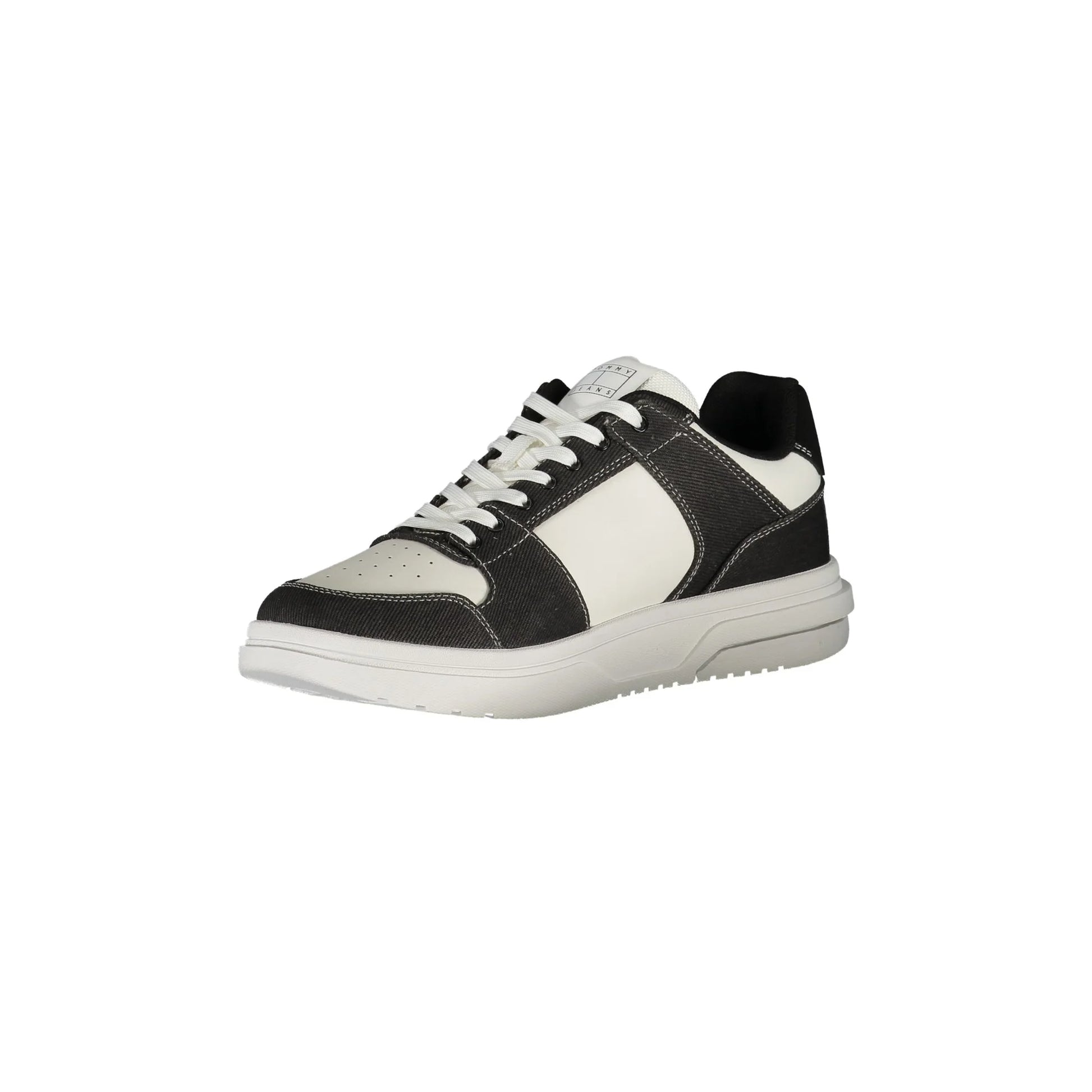 TOMMY HILFIGER Scarpe Sneakers Uomo Nere con Dettagli a Contrasto nero - vista 3