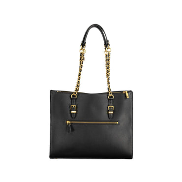Guess Jeans Borsa a Spalla Donna Nera con Chiusura con Zip Borse nero - vista 2
