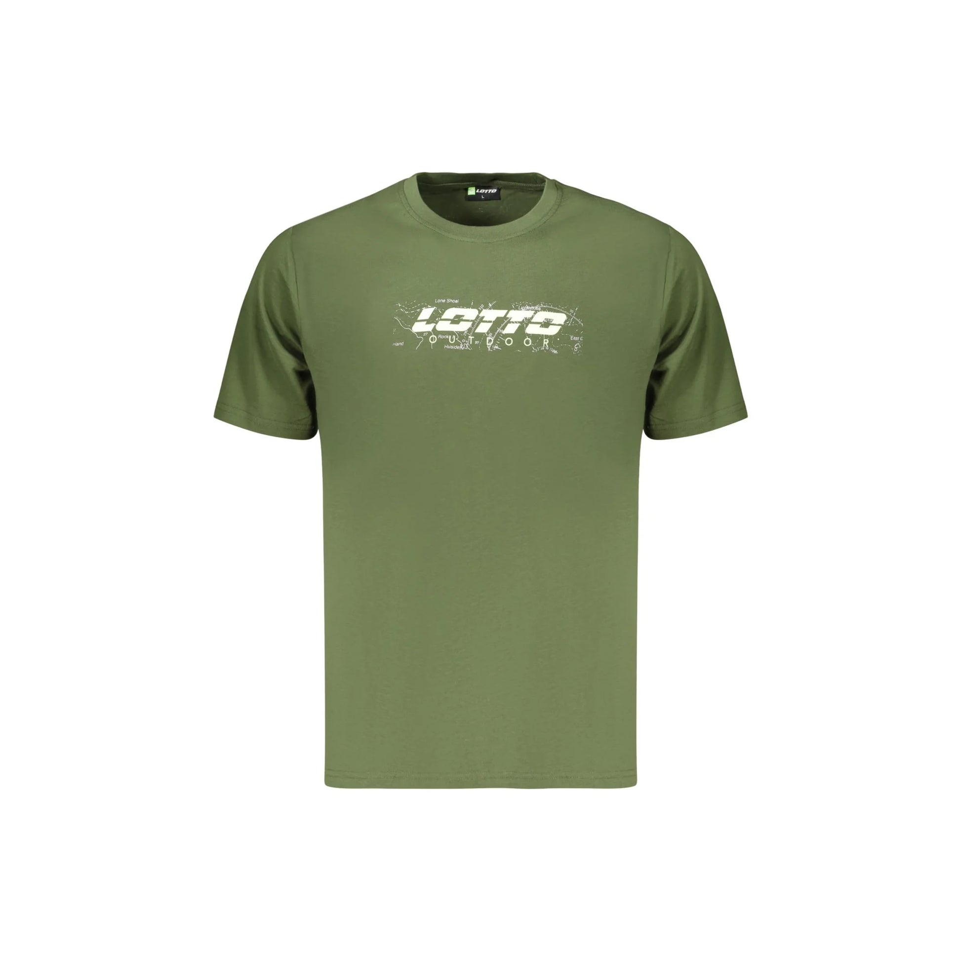 LOTTO T-SHIRT MANICHE CORTE UOMO VERDE