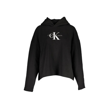Calvin Klein Felpa Maniche Lunghe Donna Nera Ricamo Felpe Nero - foto prodotto