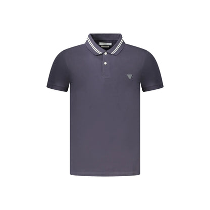 Guess Jeans Polo Maniche Corte Uomo Blu Logo - foto prodotto