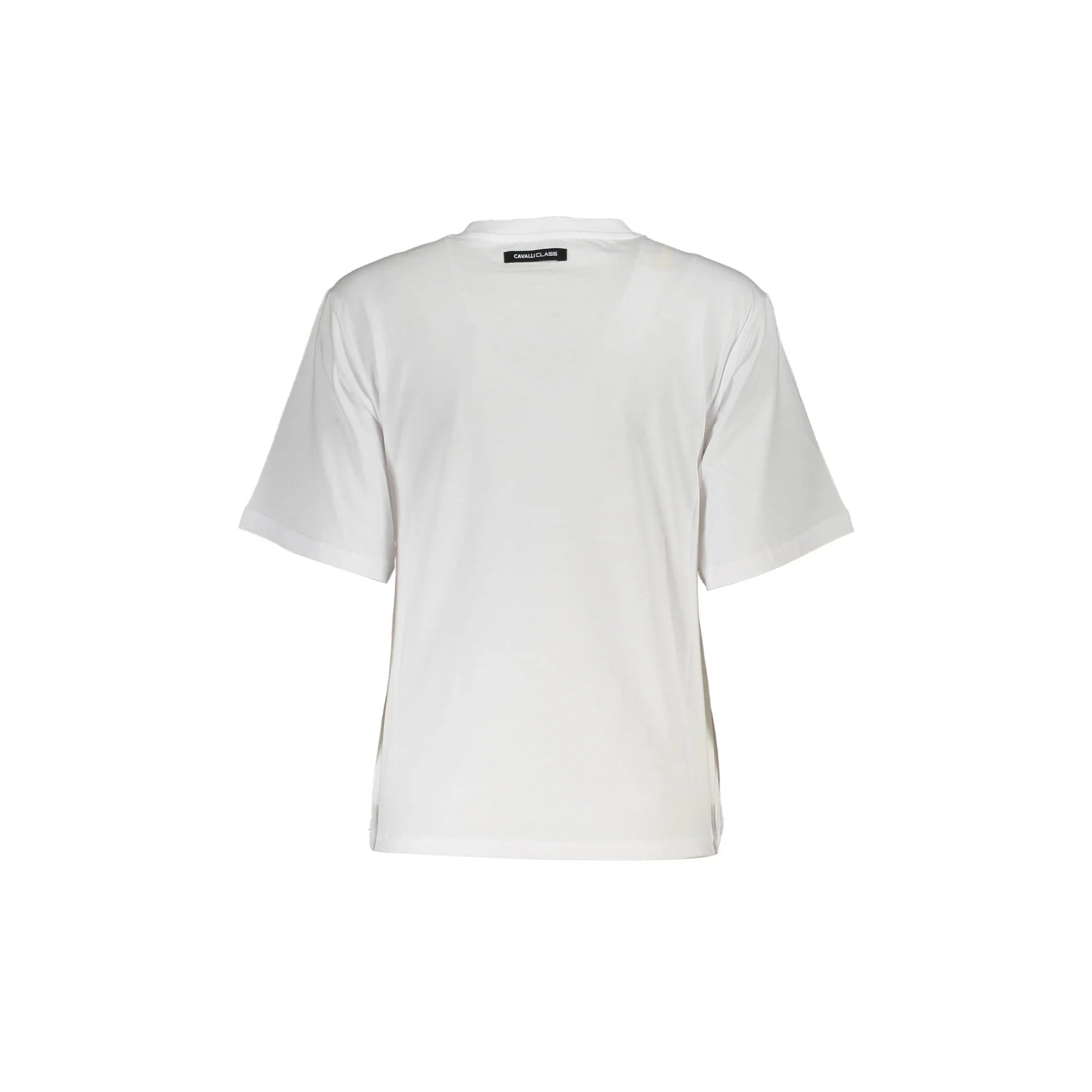 CAVALLI CLASS T-SHIRT MANICHE CORTE DONNA BIANCO