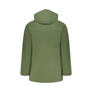 U.S. Grand Giubbotto Uomo Verde con Cappuccio Zip Ricamo Logo Giubbotti e Giacche - vista 2