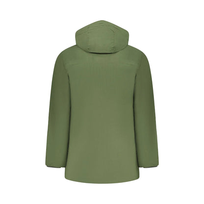 U.S. Grand Giubbotto Uomo Verde con Cappuccio Zip Ricamo Logo Giubbotti e Giacche - vista 2