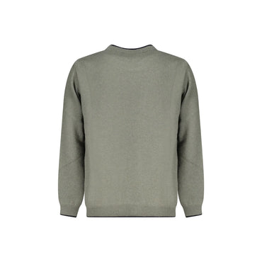 North Sails Maglione Bambino Verde Girocollo Lana Cachemire Logo Maglie unisex - vista 2