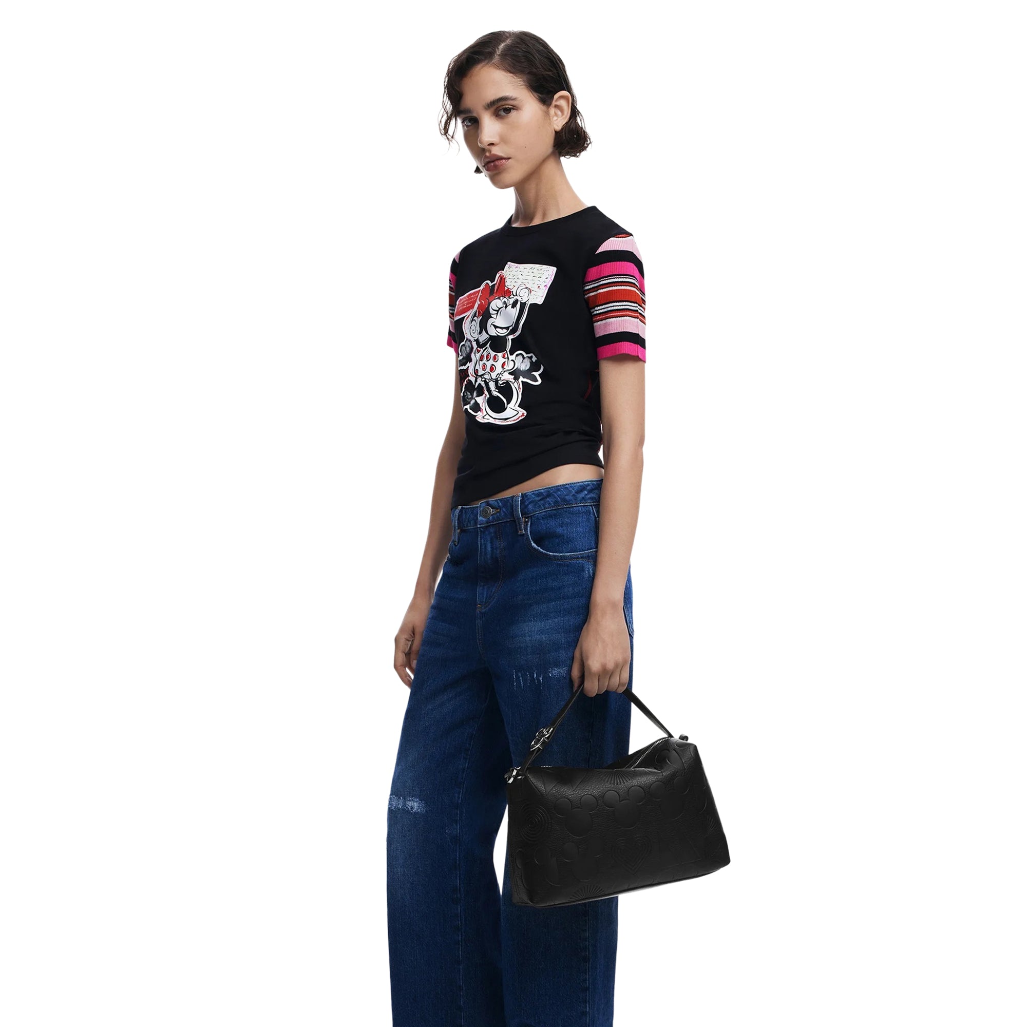 Borsa Donna Desigual All Mickey Bergamo Nera con Tracolla
