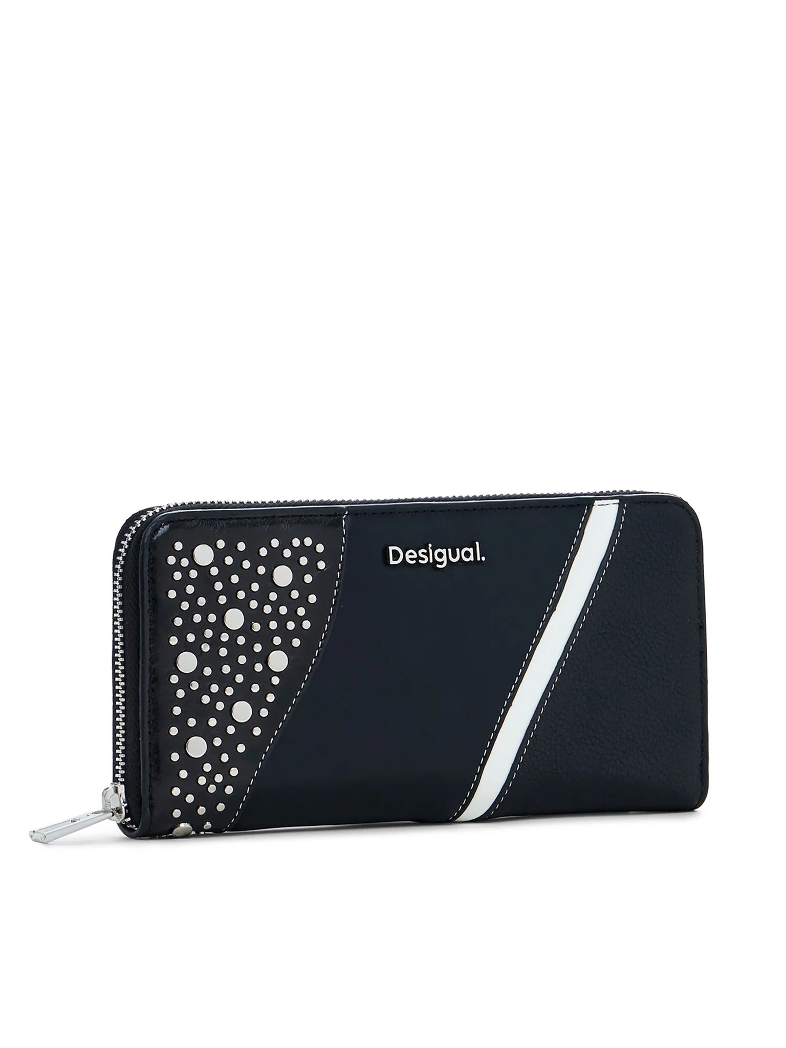Portafoglio Donna Grande Desigual Nero in Similpelle 25SAYP24