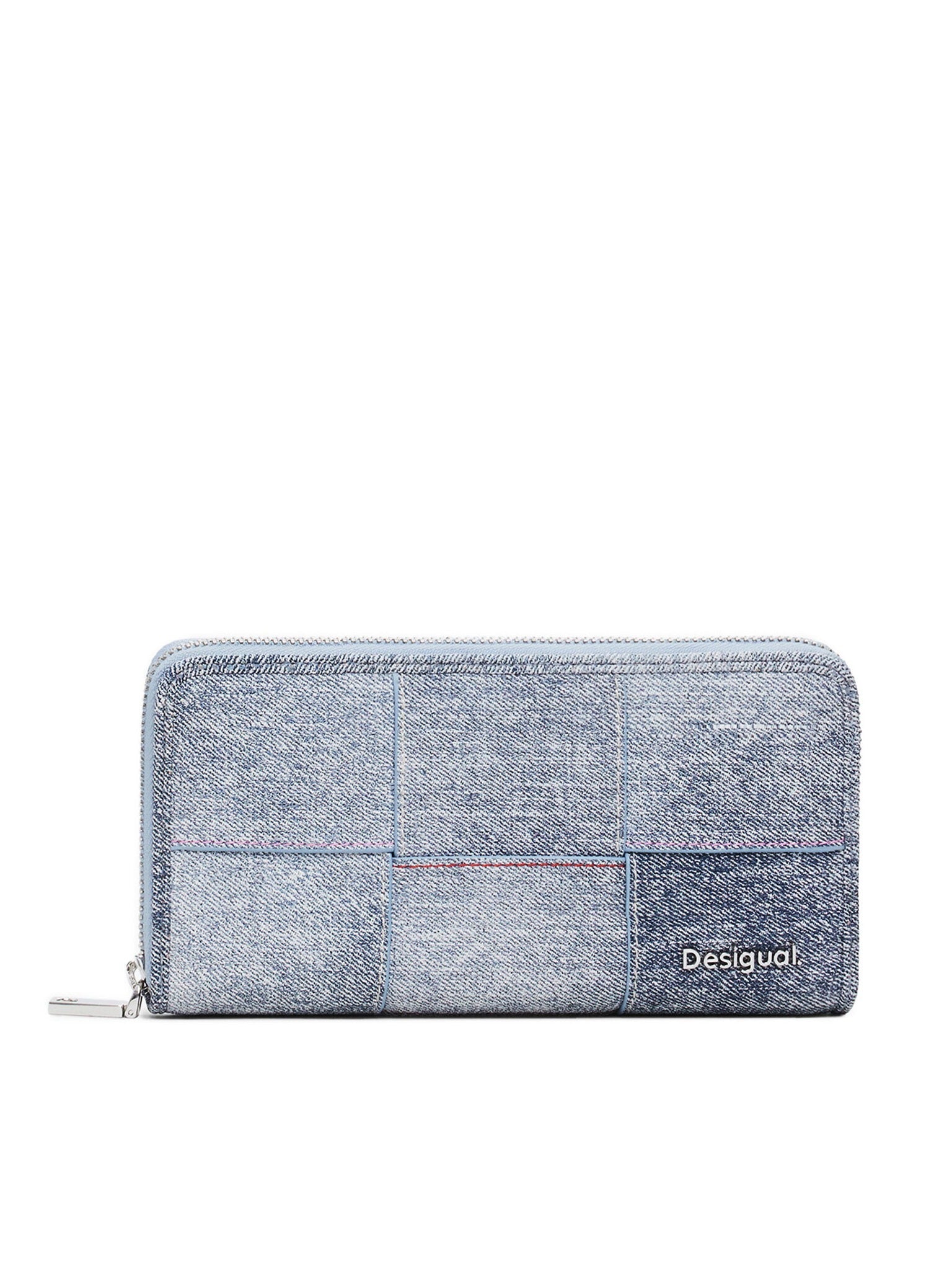 Portafoglio Donna Grande Desigual Celeste Denim Raw 25SAYP49