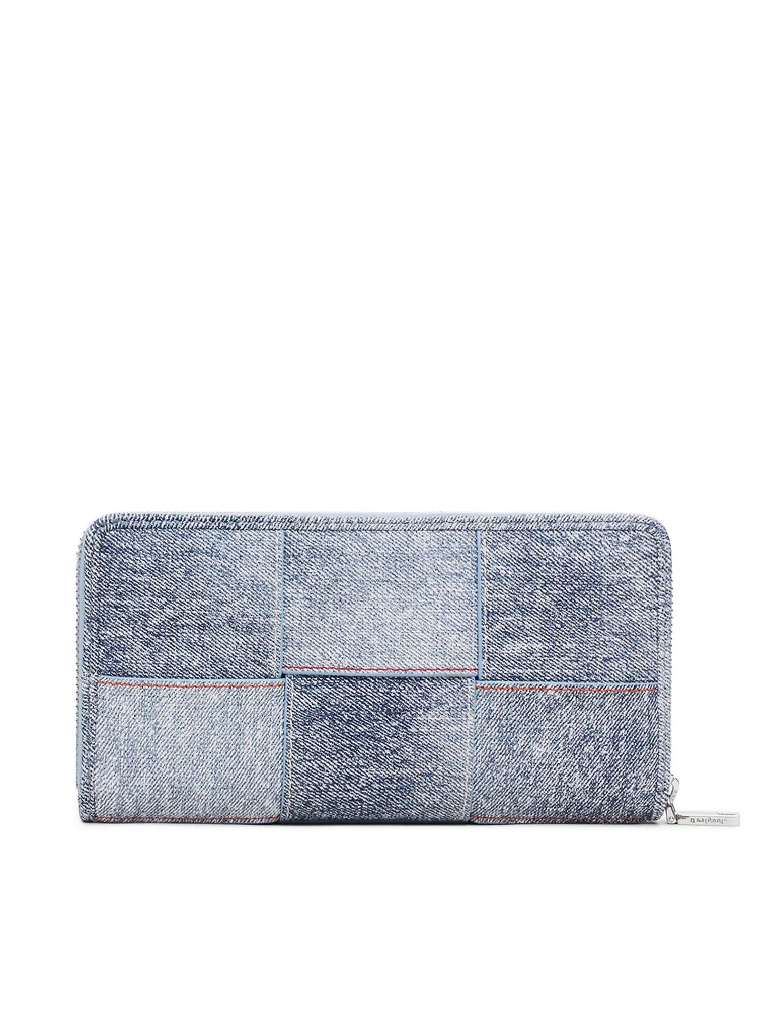 Portafoglio Donna Grande Desigual Celeste Denim Raw 25SAYP49