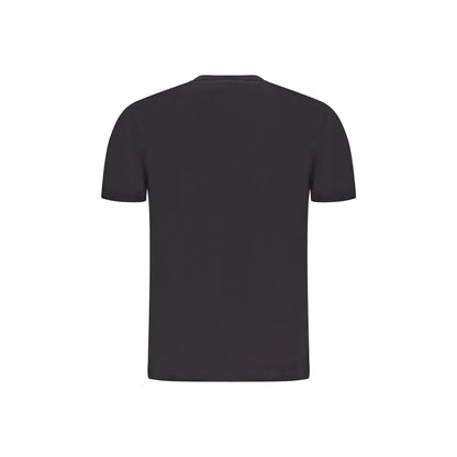 North Sails T-Shirt Maniche Corte Uomo Nera Stampa Logo nero - vista 2