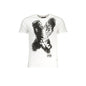 Cavalli Class T-Shirt Maniche Corte Uomo Bianca Stampa Logo Bianco - foto prodotto