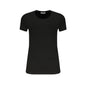 PATRIZIA PEPE T-SHIRT MANICHE CORTE DONNA NERO