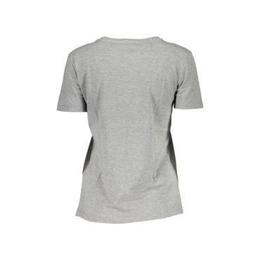 Guess Jeans T-Shirt Maniche Corte Donna Grigia Stampa Logo grigio - vista 2