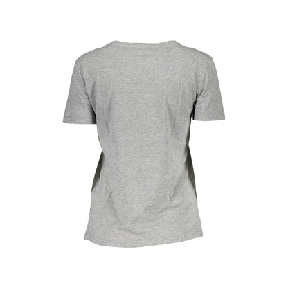 Guess Jeans T-Shirt Maniche Corte Donna Grigia Stampa Logo grigio - vista 2