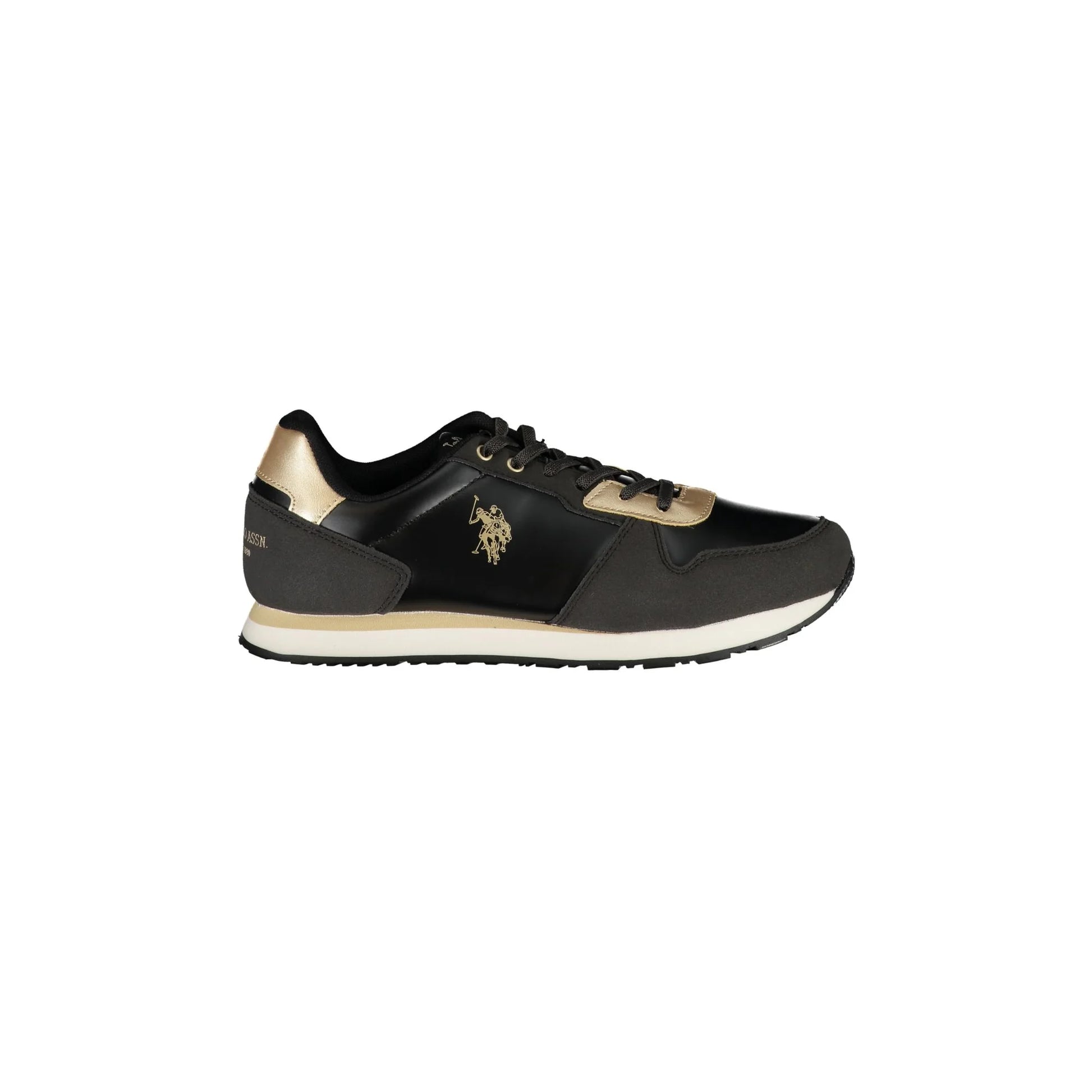 U.S. Polo Assn. Sneakers Donna Nere Stampa Logo Nero - foto prodotto