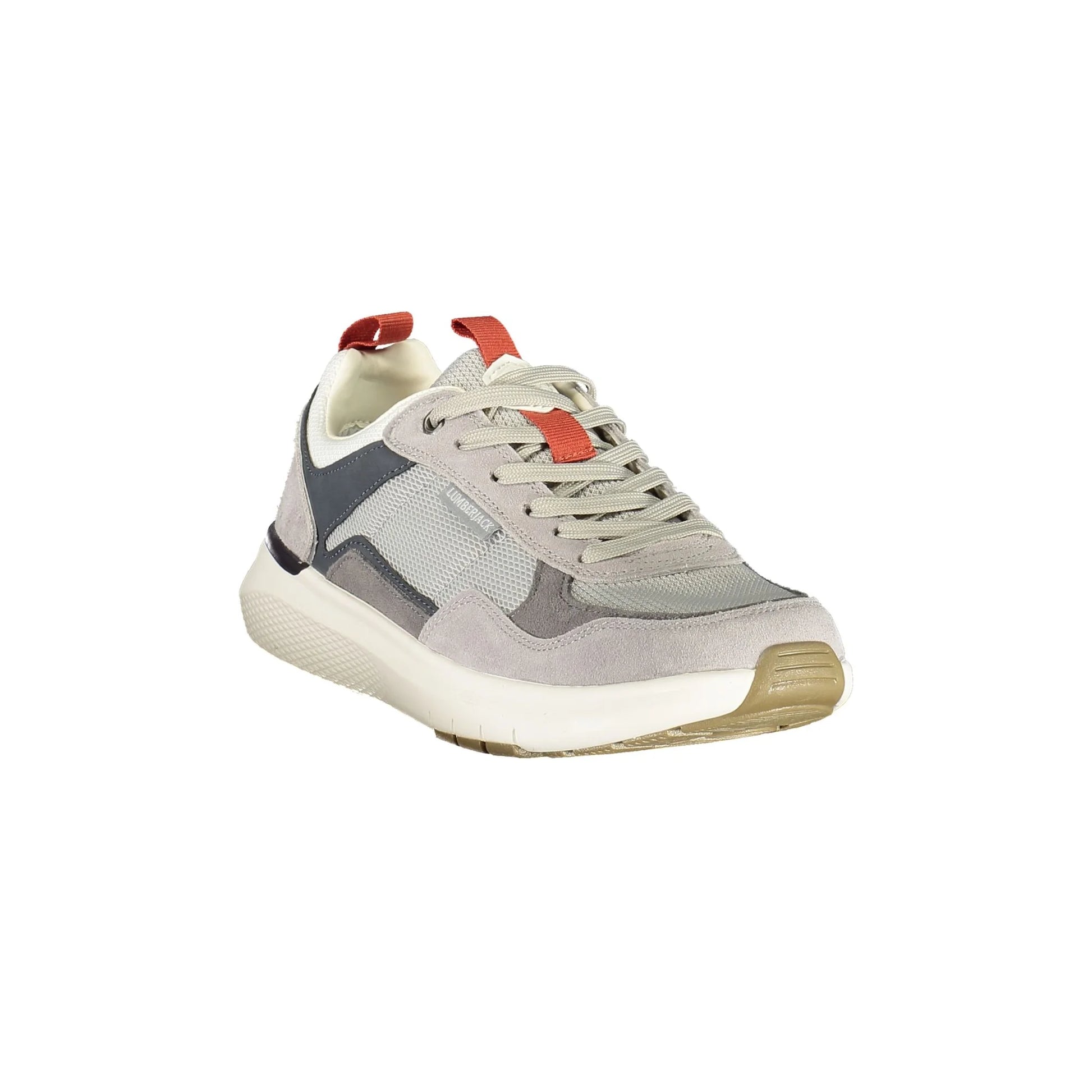 Lumberjack Sneakers Uomo Grigie Doppio Laccio a Contrasto grigio - vista 2