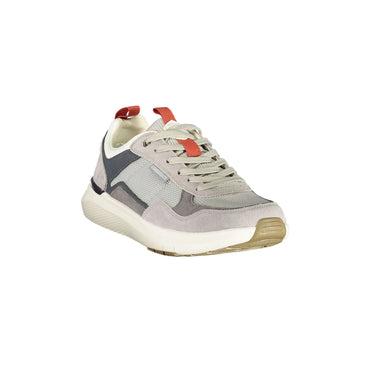 Lumberjack Sneakers Uomo Grigie Doppio Laccio a Contrasto grigio - vista 2