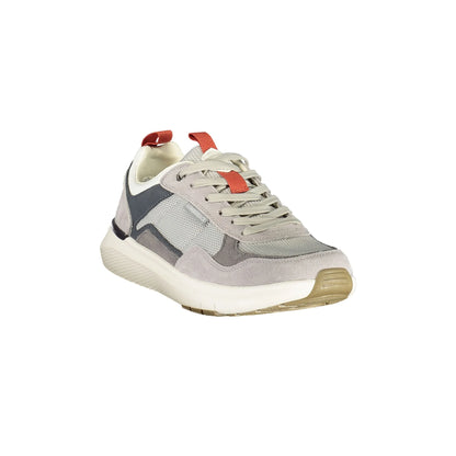 Lumberjack Sneakers Uomo Grigie Doppio Laccio a Contrasto grigio - vista 2