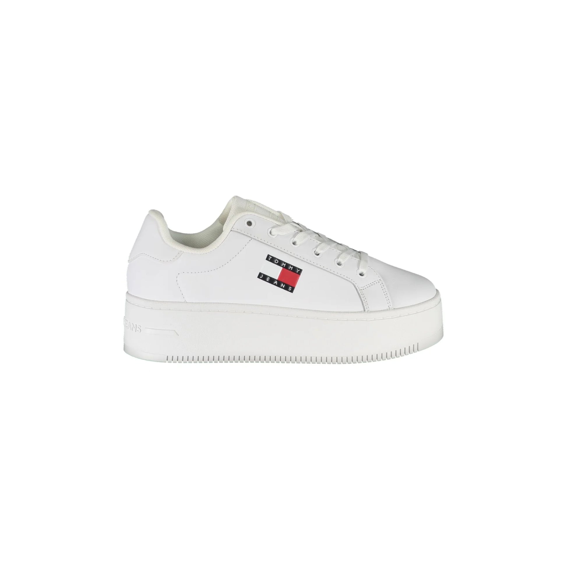 TOMMY HILFIGER Scarpe Donna Bianche in Stile Sportivo Sneakers Bianco - foto prodotto