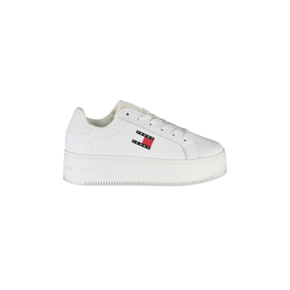 TOMMY HILFIGER Scarpe Donna Bianche in Stile Sportivo Sneakers Bianco - foto prodotto