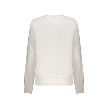 Fila Felpa Donna Bianca Girocollo Garzata Ricamo Logo Felpe bianco - vista 2