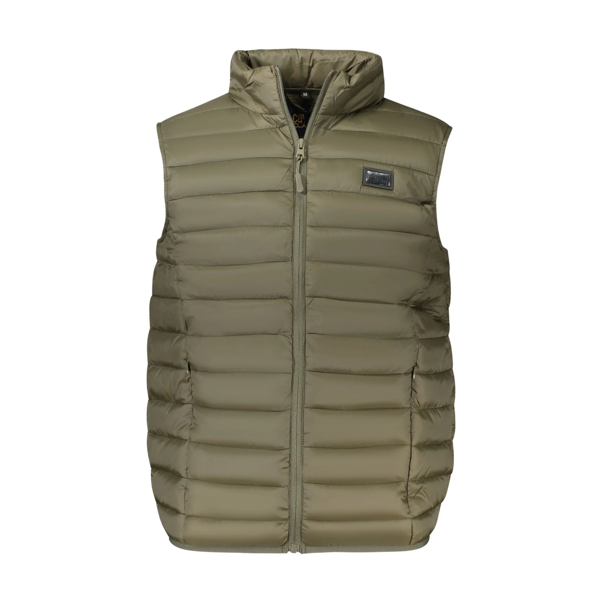 Cavalli Class Smanicato Uomo Verde con Logo Giubbotti e Giacche - foto prodotto