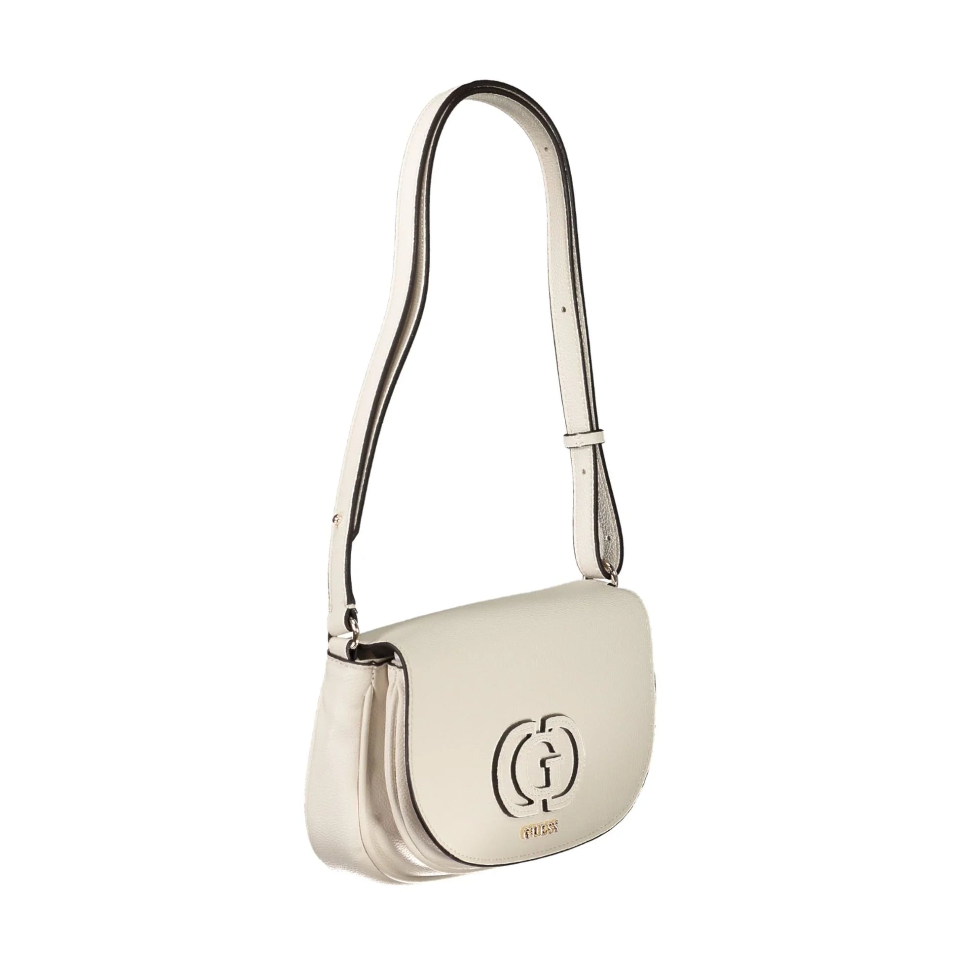 Guess Jeans Borsa a Spalla Donna Bianca Logo Borse bianco - vista 3