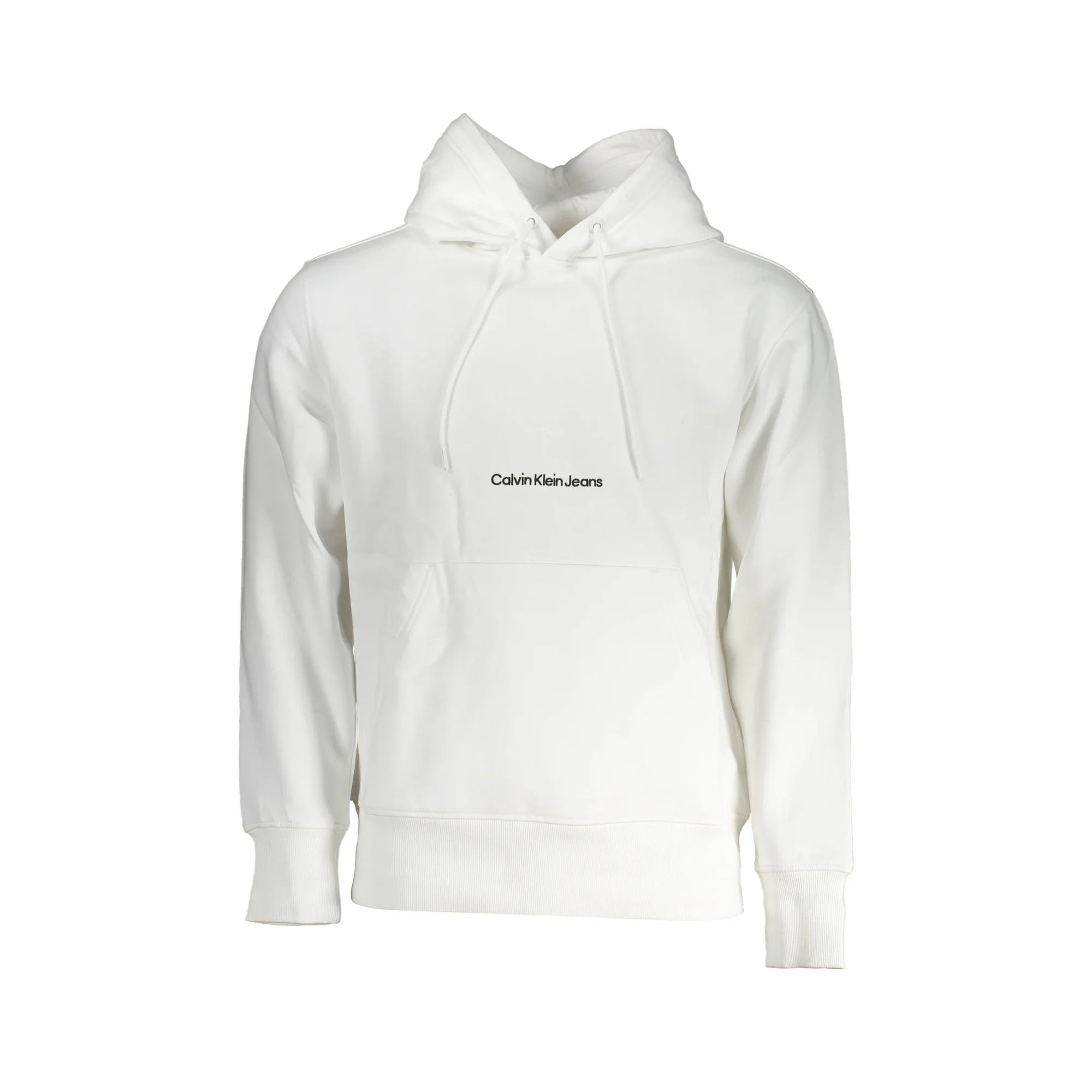 CALVIN KLEIN FELPA SENZA ZIP UOMO BIANCO