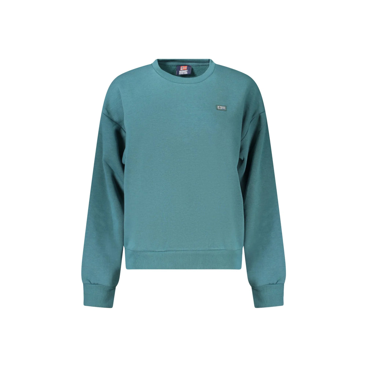 NORWAY 1963 FELPA SENZA ZIP DONNA VERDE