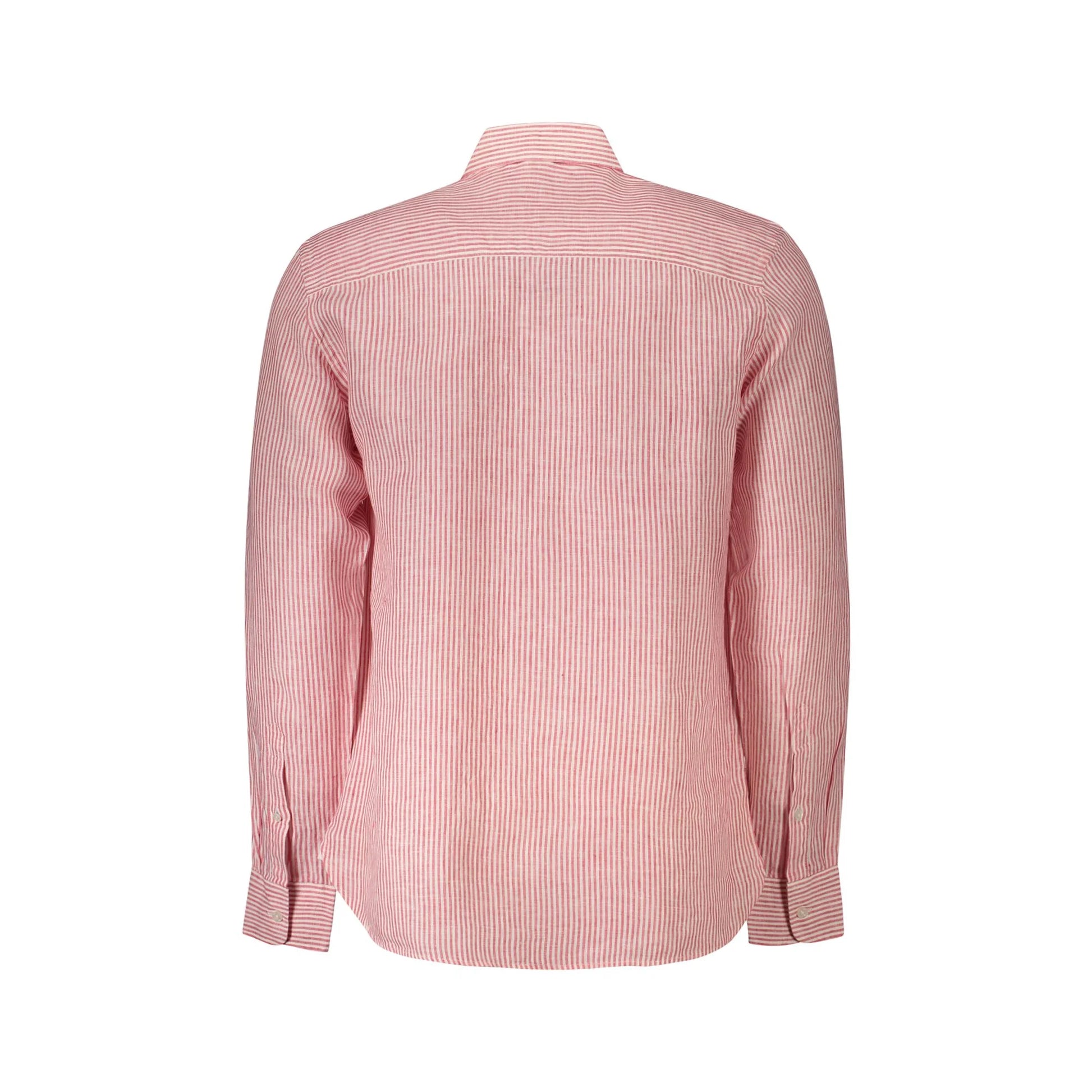 North Sails Camicia Maniche Lunghe Uomo Rossa Ricamo Camicie rosso - vista 2