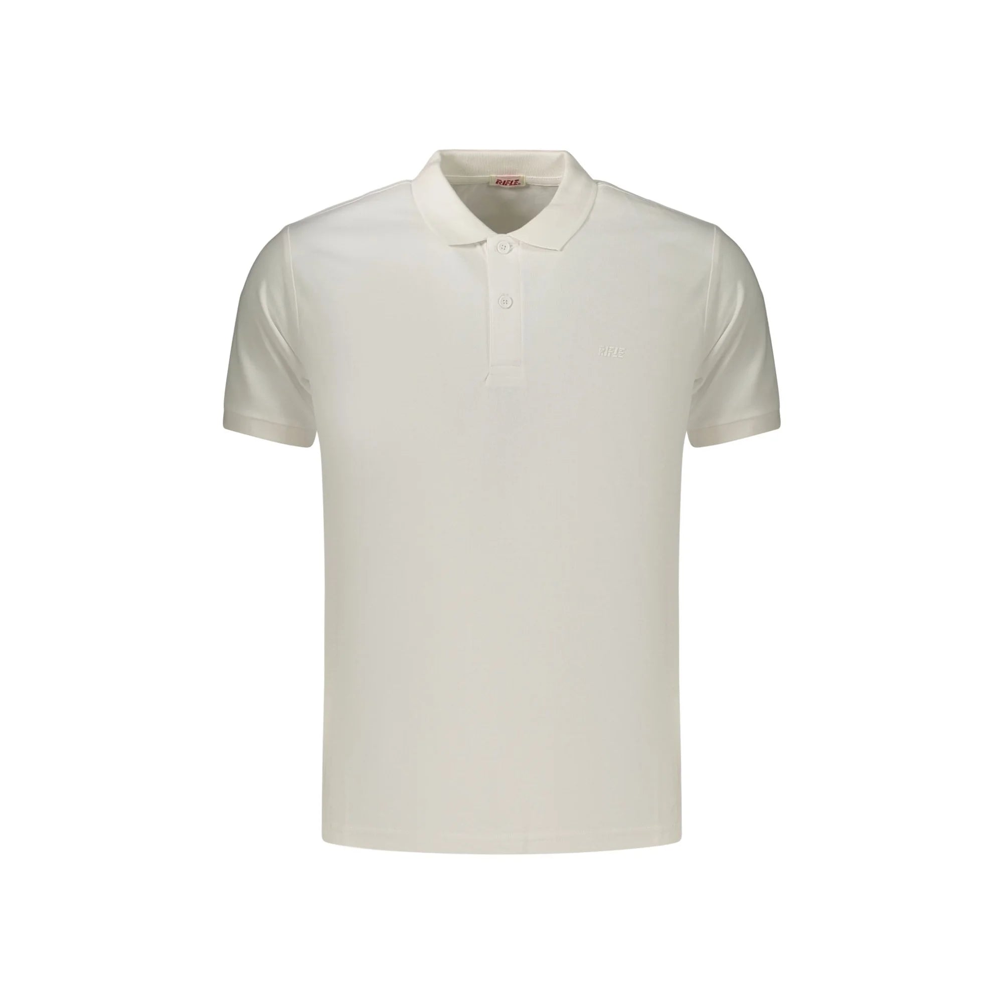RIFLE POLO MANICHE CORTE UOMO BIANCO